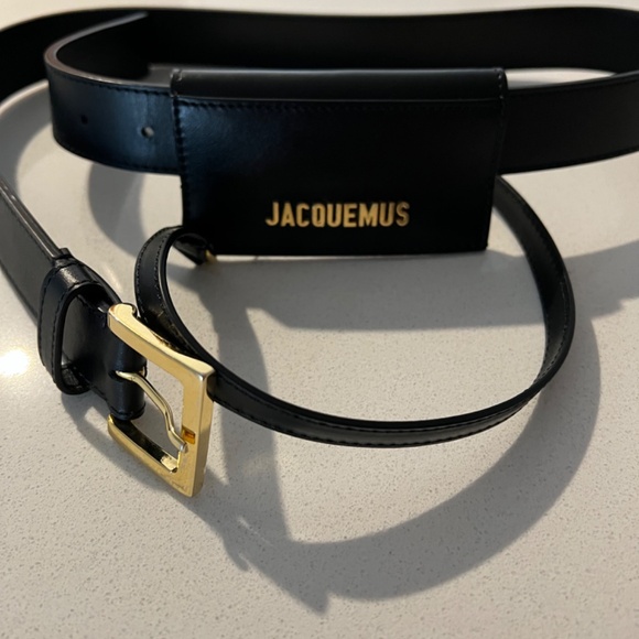 Black Jacquemus belt La Porte Carte - Picture 3 of 4